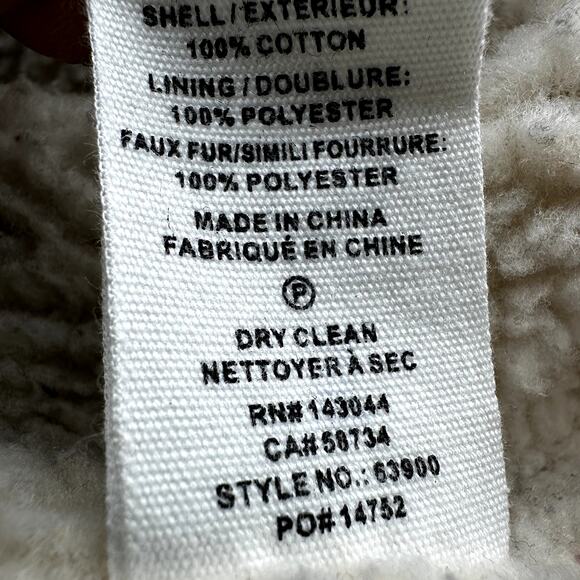 Avec Les Filles Corduroy Trucker Jacket Button Down Faux Sherpa Lined Pink M - Picture 4 of 5